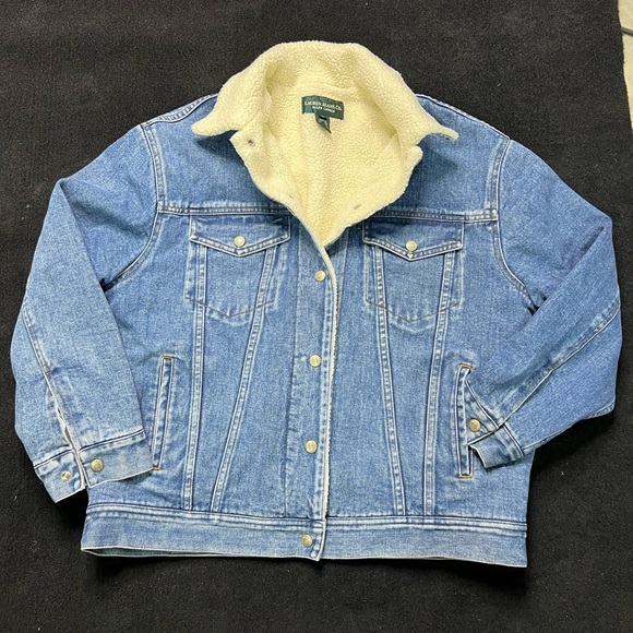 lauren Jeans Co. Ralph Lauren Jackets & Blazers - Lauren Jeans Co. Ralph Lauren Mens Fleece Sherpa Denim Jacket
